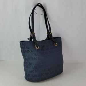 Michael Kors Ket Signature Navy Grab Tote